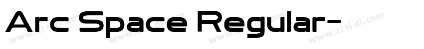 Arc Space Regular字体转换